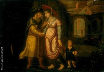 Abraham stuurt Hagar en Ismaël weg